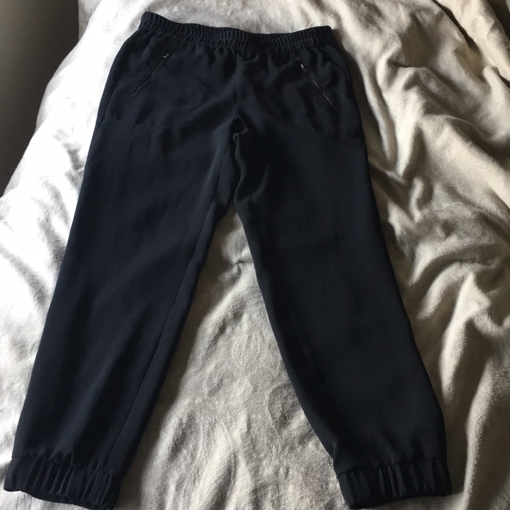 Black formal J. Crew joggers